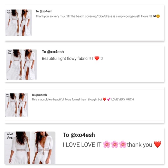 White Crochet Waist Beach Cover Up Tunic/Robe - Picture 7 of 16